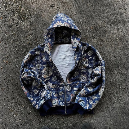 Floral Hooded Jacket