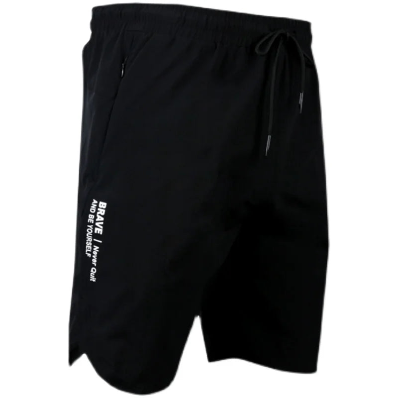 Zipper Pocket Bodybuilding Running Shorts