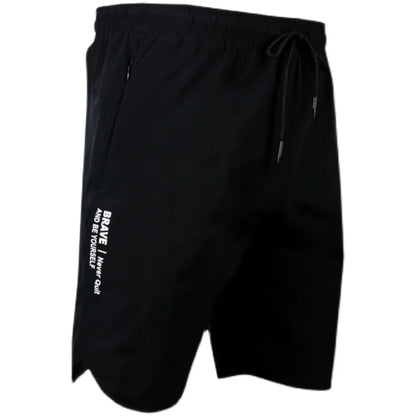 Zipper Pocket Bodybuilding Running Shorts