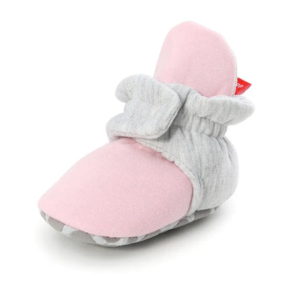 Star Checkered Baby Booties