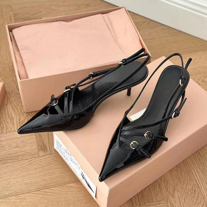 Luxury Buckle High Heels