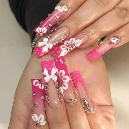 Leopard Cherry Press-On Nails