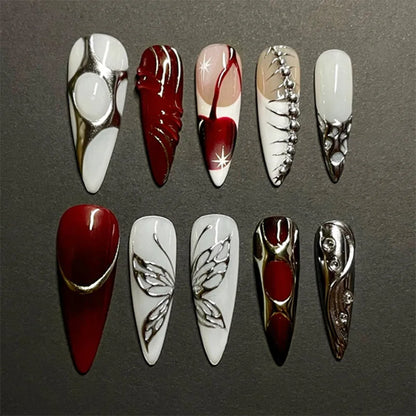 Y2K Cat Eye Press-On Nails
