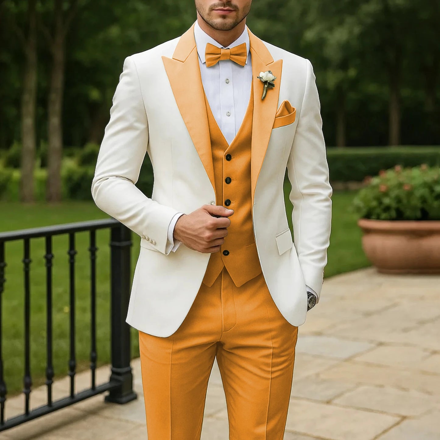 Formal Groom Groomsman Wedding Suit