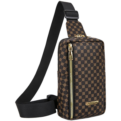 Multi-Zip Chest Bag
