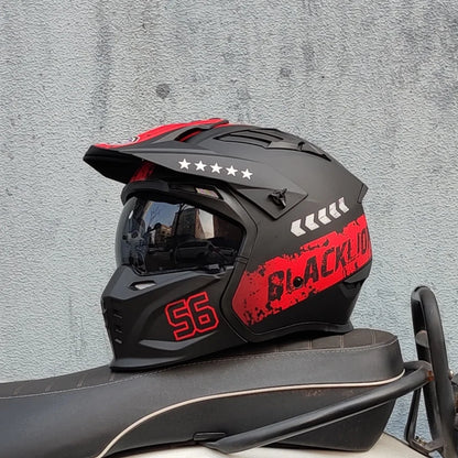 Vintage Warrior Motorcycle Helmet