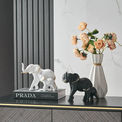 Modern Resin Elephant Statue