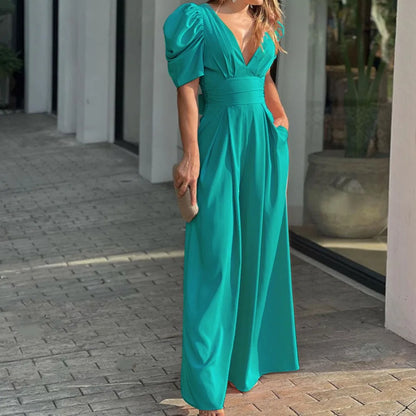 Sash Wide Jumpsuit