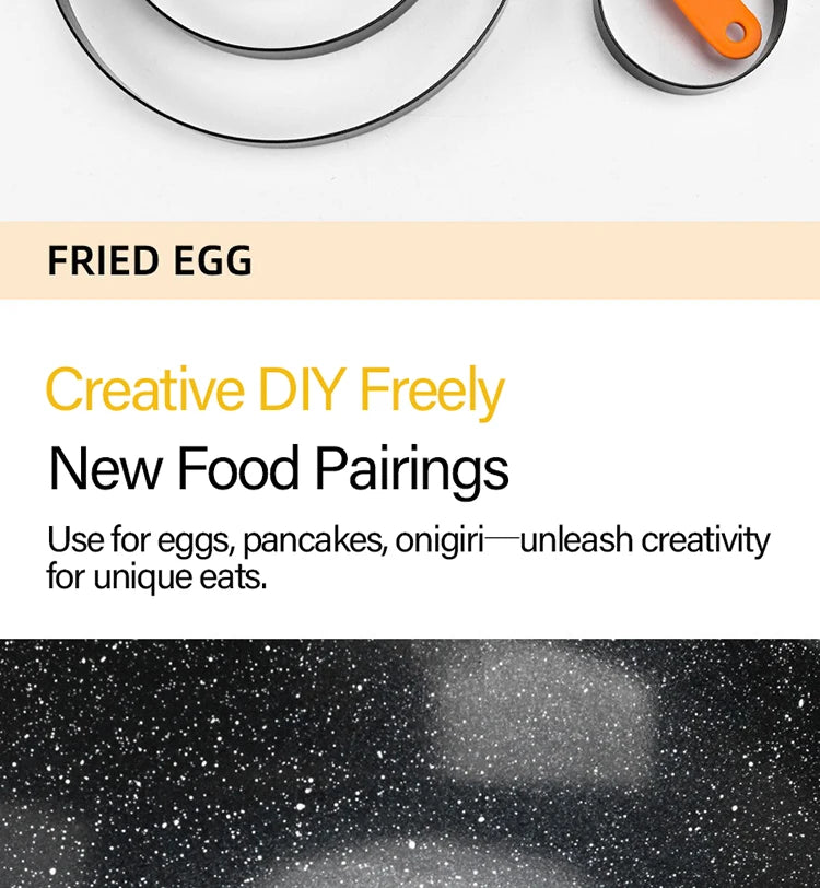 Metal Eggs Form Fried Egg