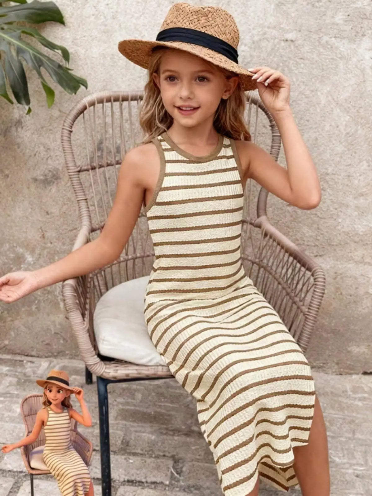 Bohemian Striped Dress