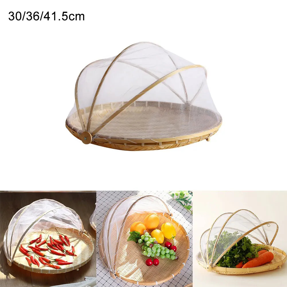 Kitchen Anti Mosquito Bamboo Basket