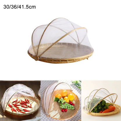 Kitchen Anti Mosquito Bamboo Basket