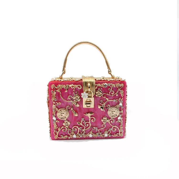Beaded Sequined Evening Clutch