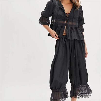 V-Neck Lounge Set