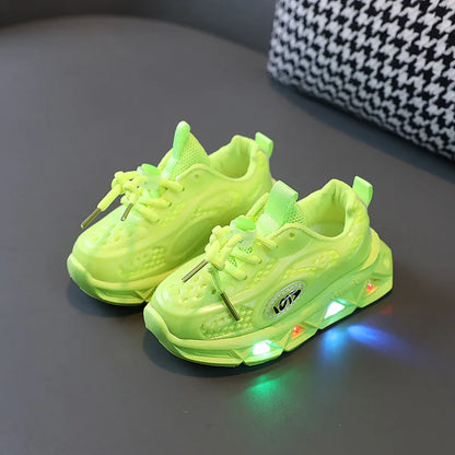 Elastic-Band Luminous Sneakers
