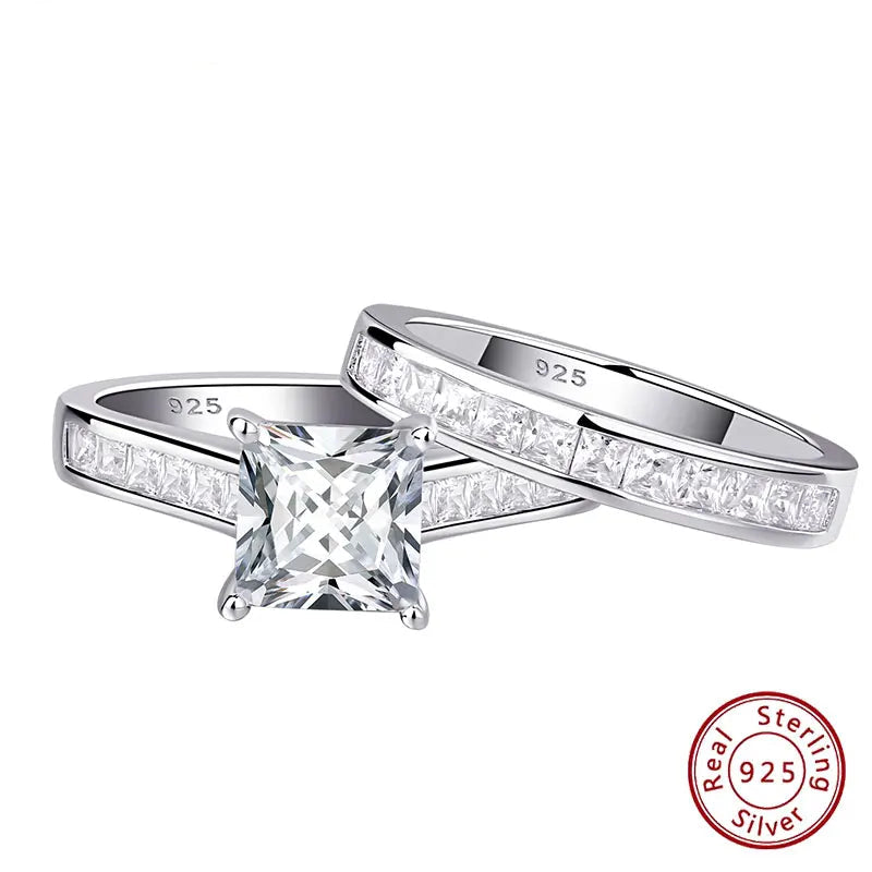 Moissanite Bridal Ring Set