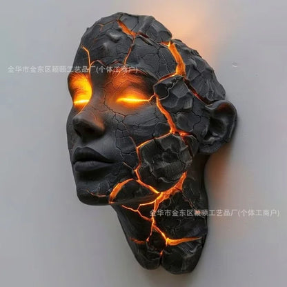 Cracked Soul Wall Light