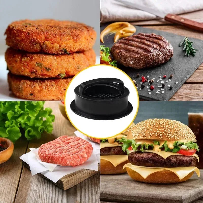 Plastic Kitchen Gadgets Round Hamburger