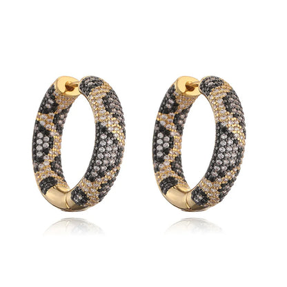 Animal Hoop Earrings