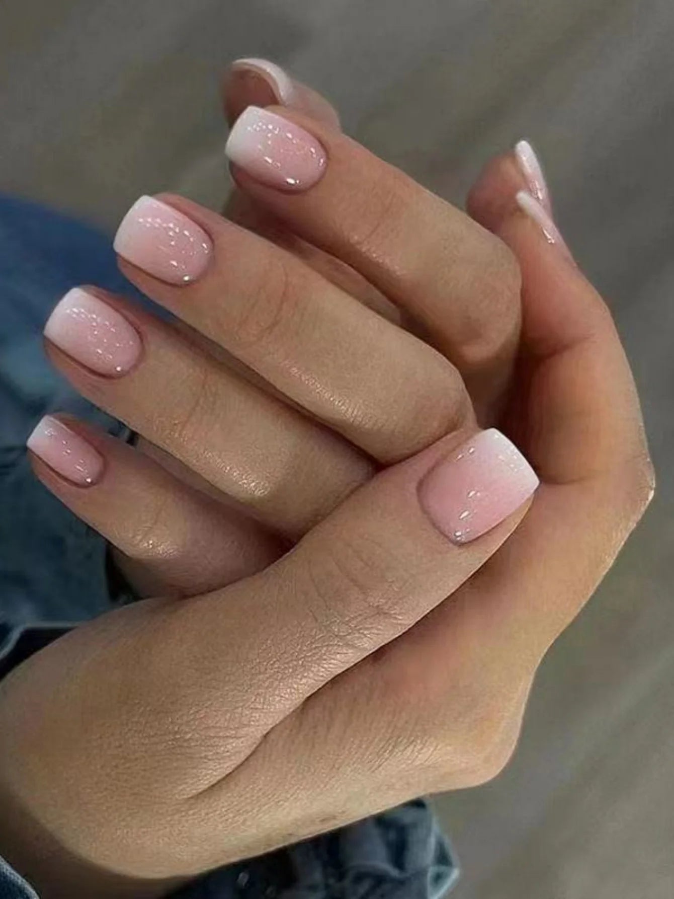 Pink Full Cover Press-On Nails