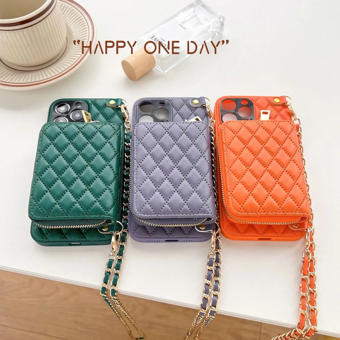 Crossbody PU Leather Case for iPhone 15 Pro Max | 15 Pro | 14 Pro Max | 14 Pro | 13 Pro Max | 13 Pro | 12 Pro Max | 12 Pro | 11 Pro Max