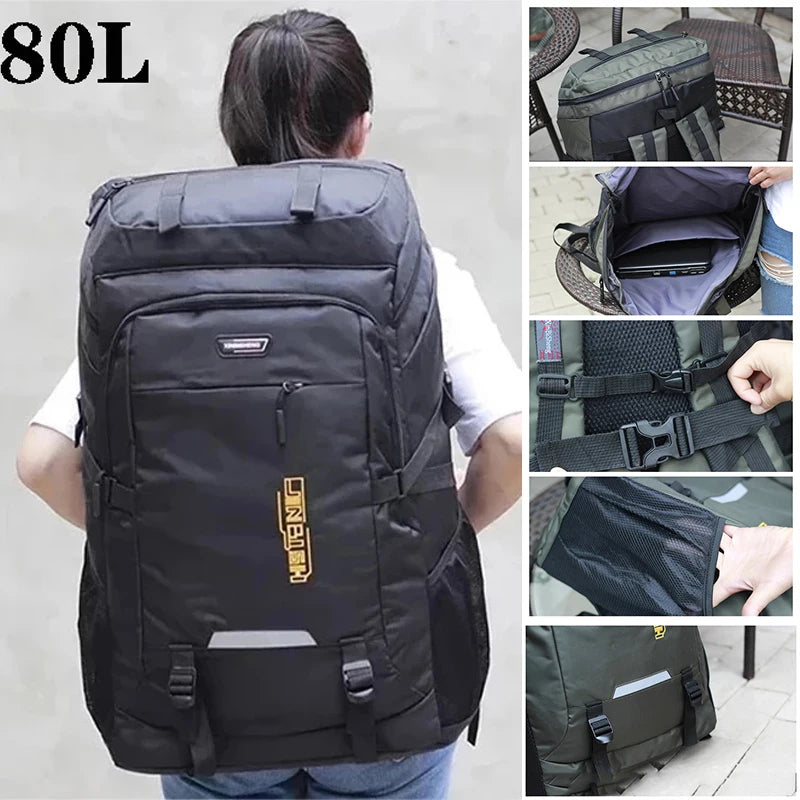 80L Outdoor Hiking Rucksack