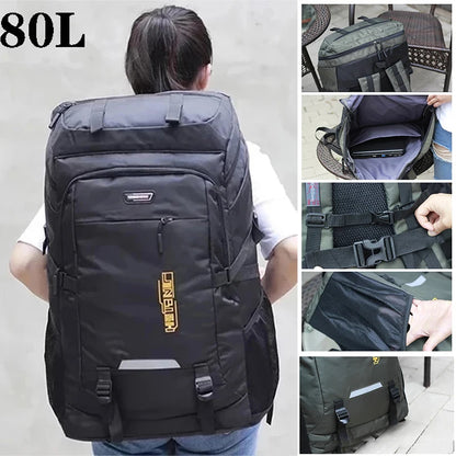 80L Outdoor Hiking Rucksack
