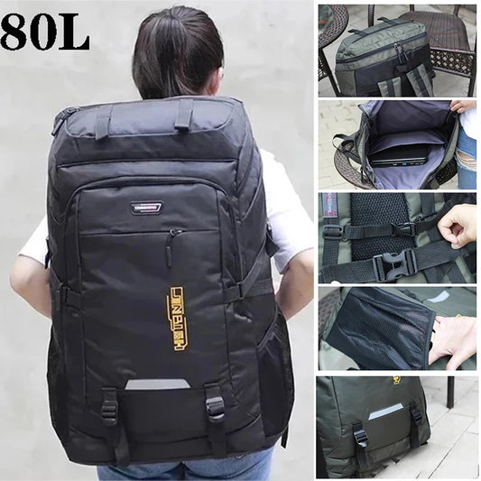 80L Outdoor Hiking Rucksack