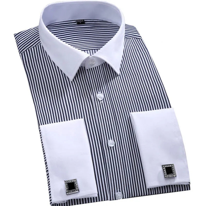 Formal Stand Collar Dress Shirt