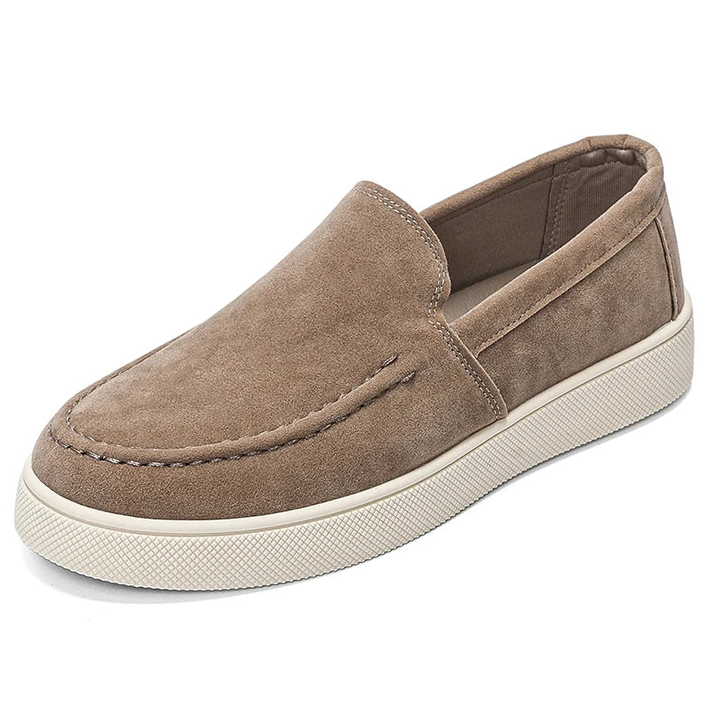 Suede Tassel Driving Loafers