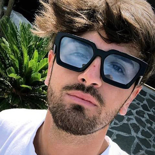 Steampunk square sunglasses