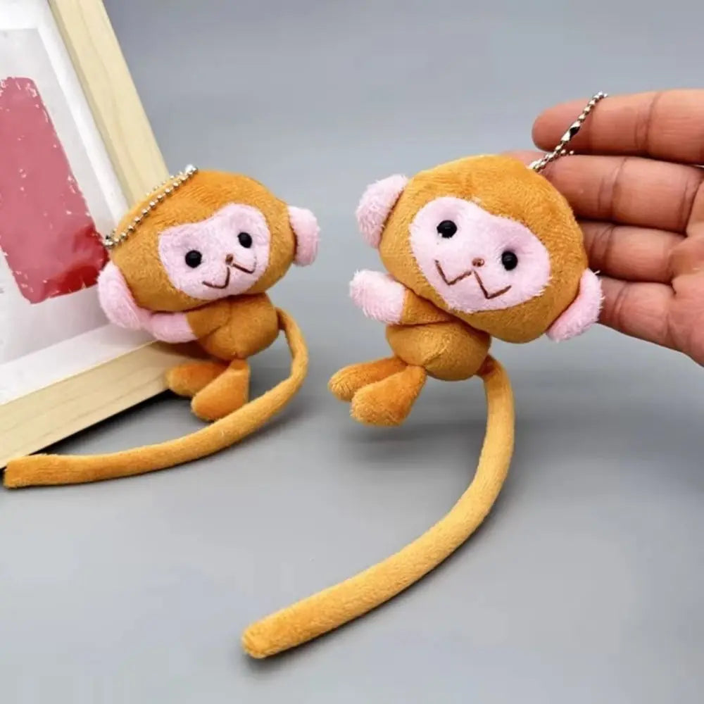 Long-tailed Monkey Key Chain Cartoon