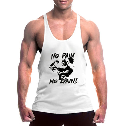 pattern printed fitness vest