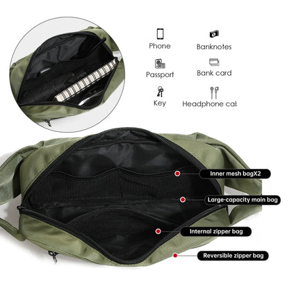 Lightweight Nylon Mini Chest Bag