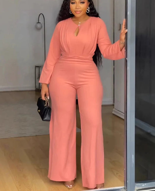 Streetwear Long Sleeve Jumpsuit