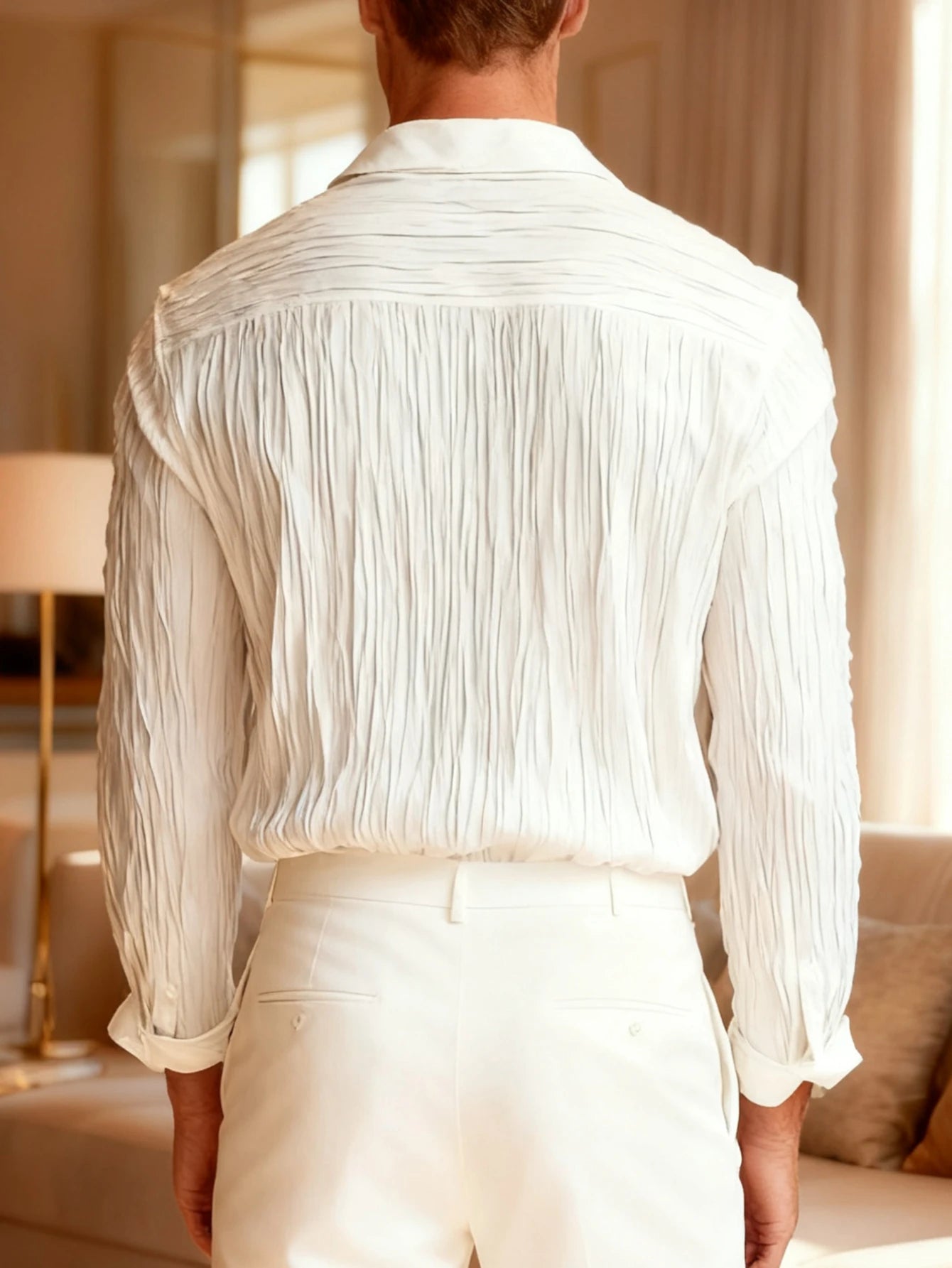 Men’s Retro Wedding Dress Shirt