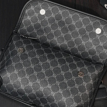 Plaid PU Leather Fanny Pack