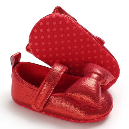 Red Fluffy Baby Princess Shoes