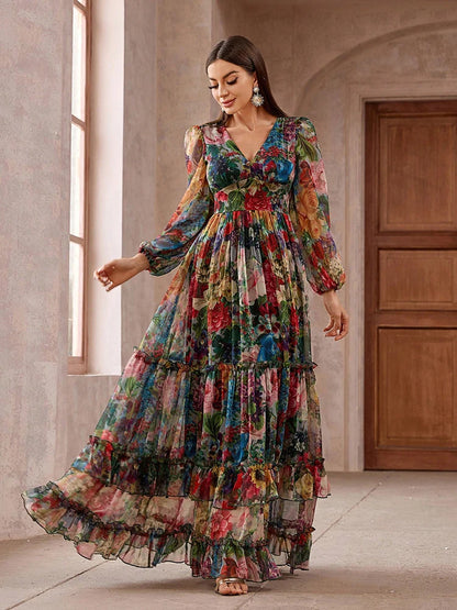Printed Maxi Dress