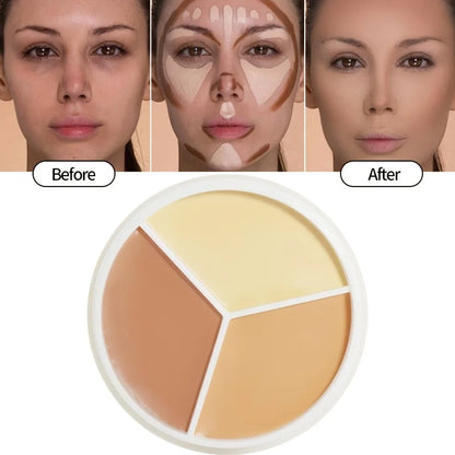 Three Color Concealer Cream Palette