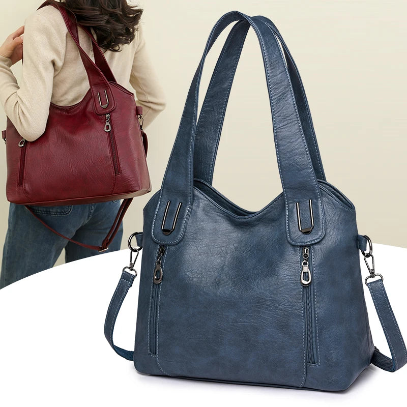 Retro Leather Shoulder Bag