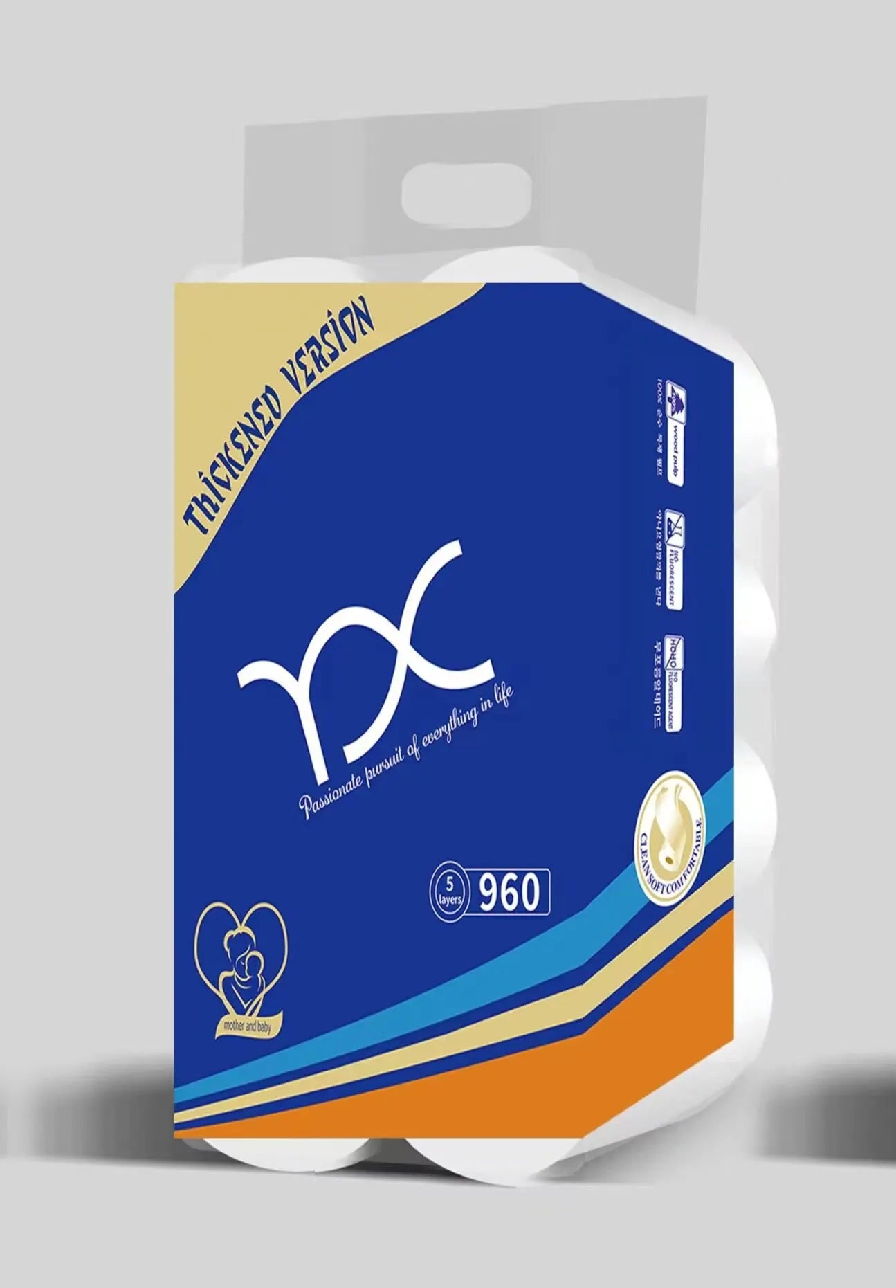 Thick 5-Layer Toilet Paper