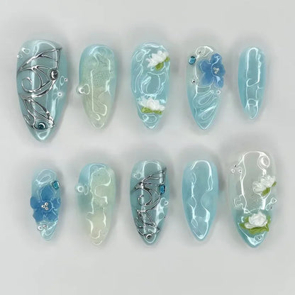 Y2K Cat Eye Press-On Nails