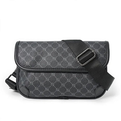 Plaid PU Leather Fanny Pack