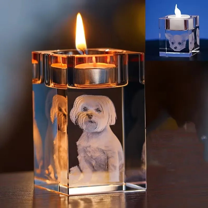 Personalized Pet Glass Bowl
