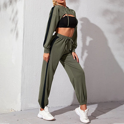 Women Two-Piece Oversized Hoodie Tracksuit
