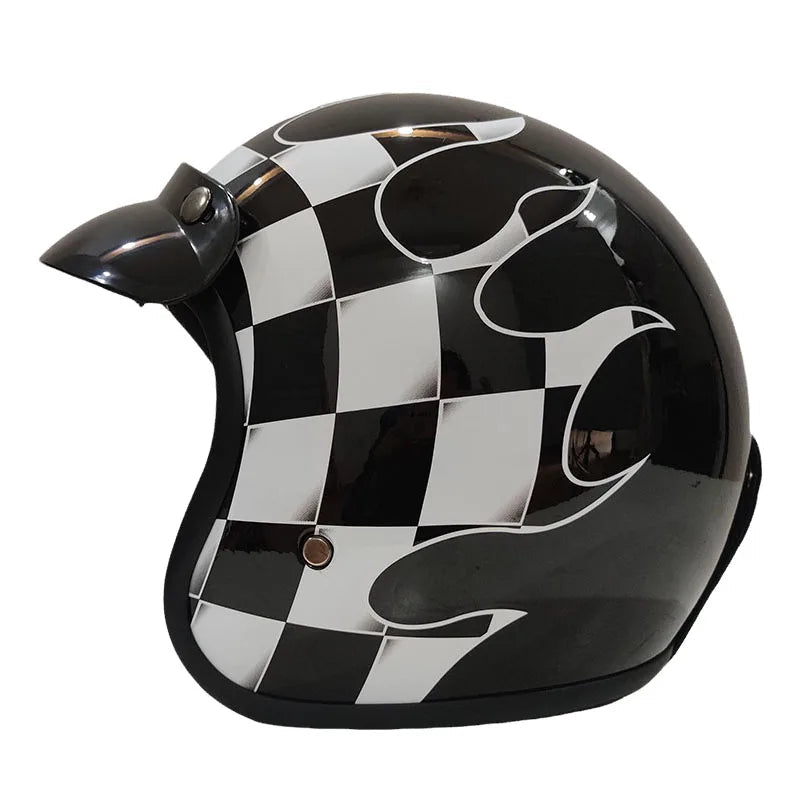 Retro Cruiser 3/4 Half Helmet