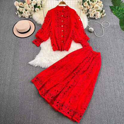 Autumn Crochet Lace Set