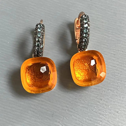 Crystal Drop Earrings