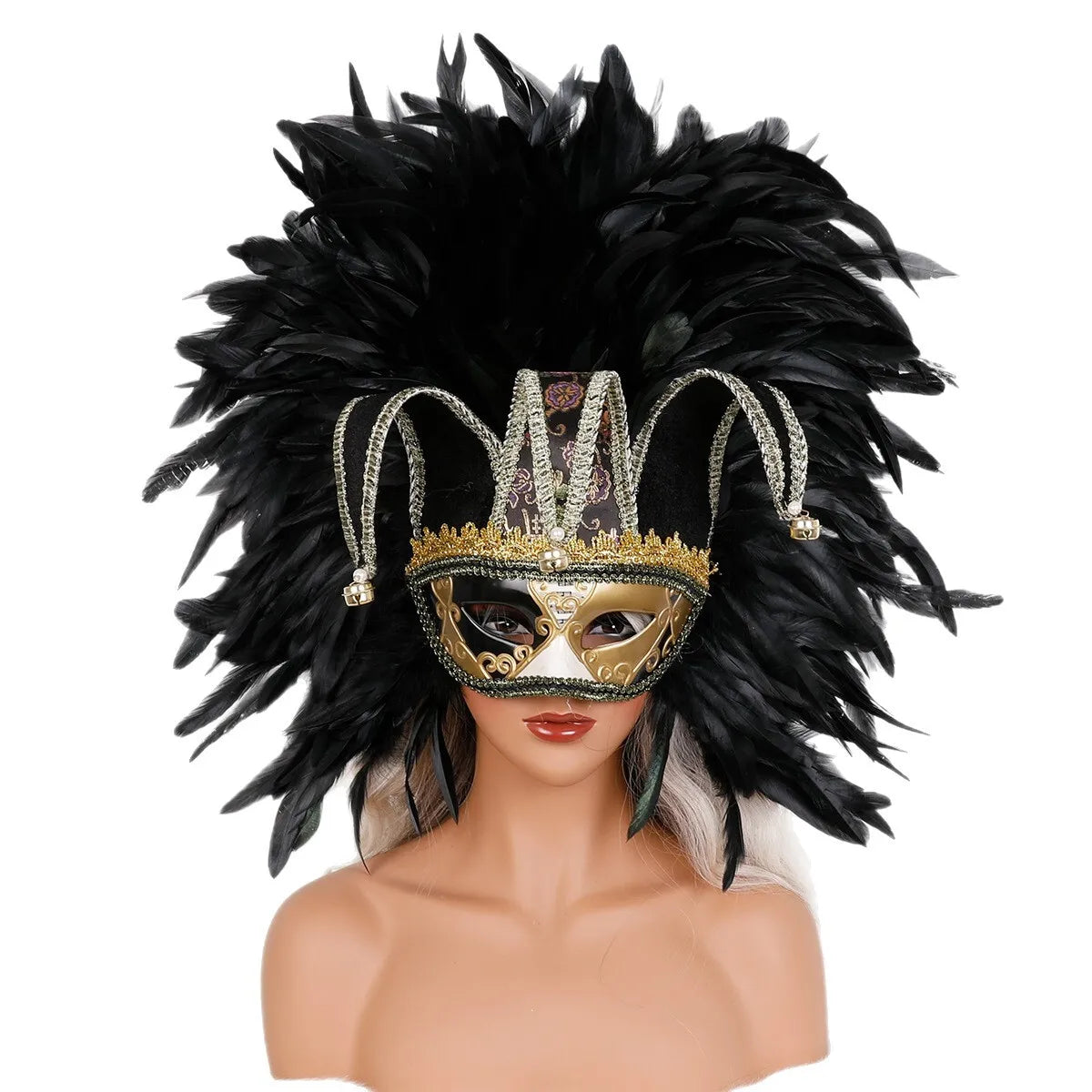 Feather Masquerade Party Mask